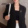 Hat Decoration Pin Women Brooch Hollow Fox Decor Stainless Exquisite Anti-slip Wear-resistant Coat Collar Scarf Clothes Garment Jewelry