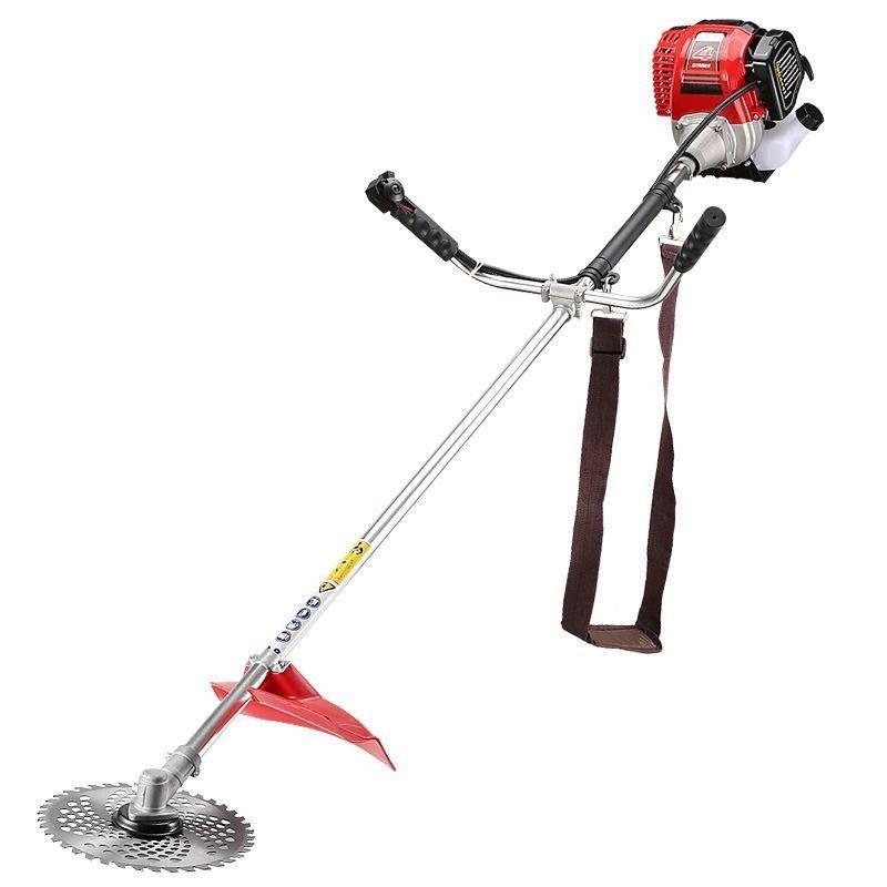 High-Power Four-Stroke Backpack Grass Trimmer & Side-Mounted Agricultural Weeder