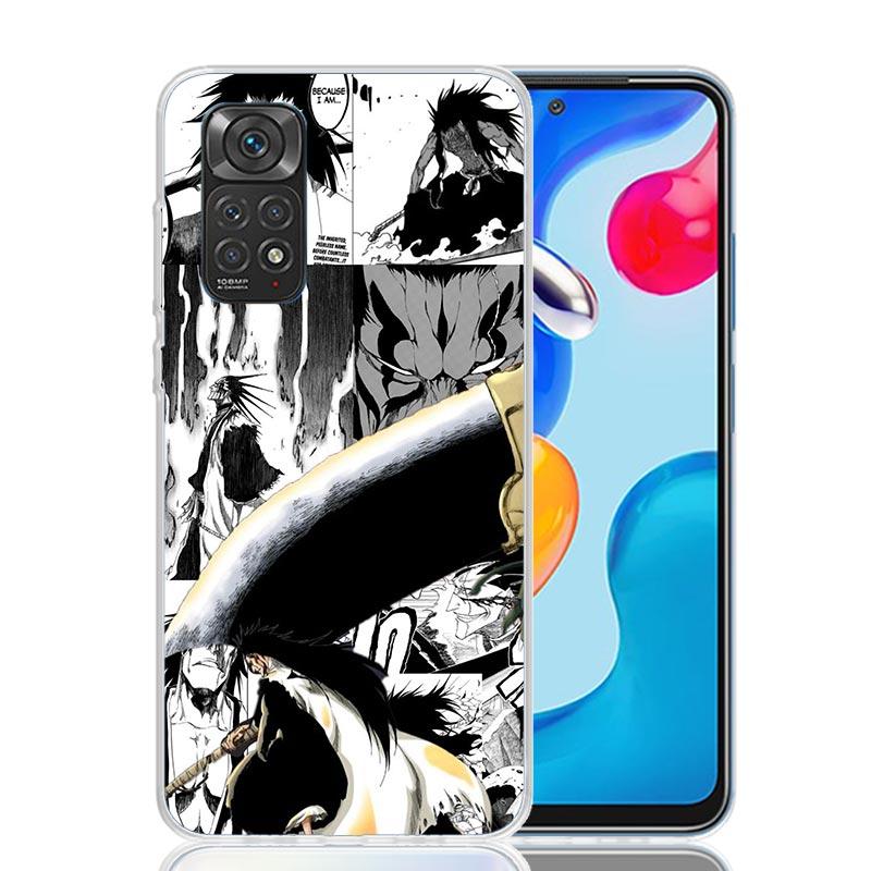 Zaraki Kenpachi Bleach Phone Case For Xiaomi Redmi Note 15 14 13 12S 12 Pro Plus 11S 11E 11 11T 10S 10 Art Soft Pattern Cover Re