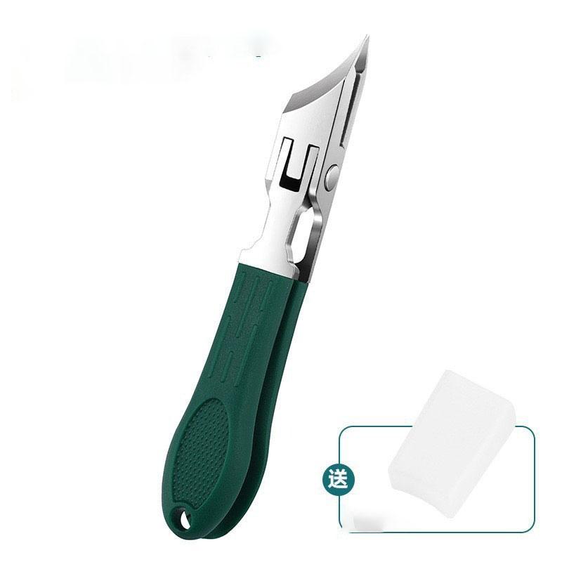 

Angled Nail Clippers with Large Openings for Anti-Splash Nail Clippers, Thick and Hard Nail Clippers, Manicure Tools green