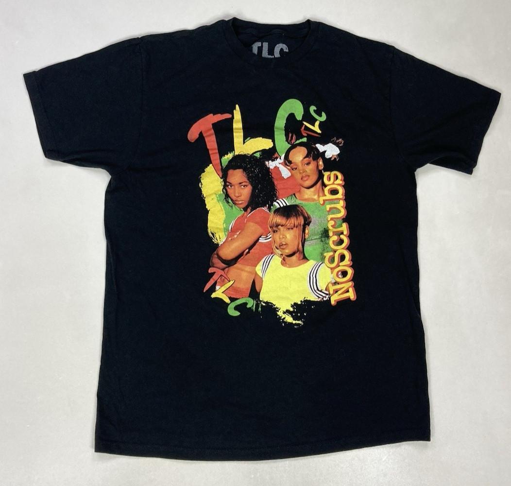 TLC Noscrubs Graphic T-shirt Men Large Black Short Sleeve Music XXXXL