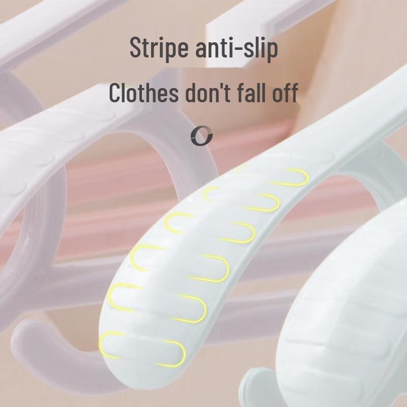 JINGRX Wide Shoulder Plastic Hangers