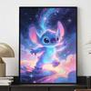 Disney 5D DIY All Diamond Art Painting Kit Stitch Galaxy Home Decor Gift