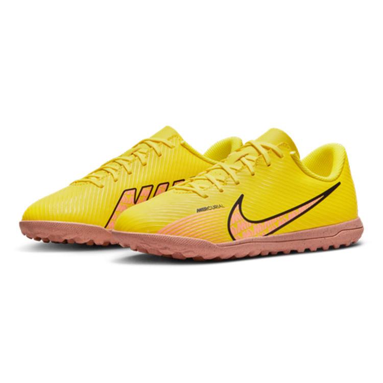 New Nike Vapor 15 Club TF Turf 'Yellow Pink' GS DJ5956-780