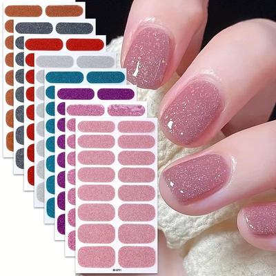 Nuovi Adesivi per Unghie in Gel Senza Colla Impermeabili Opachi Press On per Donne