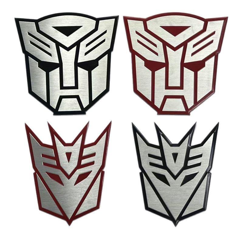 New 3D Car Stickers For Transformer Badge Decepticon Emblem Tail Decal Cool Autobots Logo Car Styling Motorcycle Car Accessories