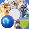 Elektronisches interaktives Hundespielzeug Ball mit LED-Licht USB wiederaufladbar Automatischer beweglicher hüpfender wackeliger Ball für das Spiel drinnen