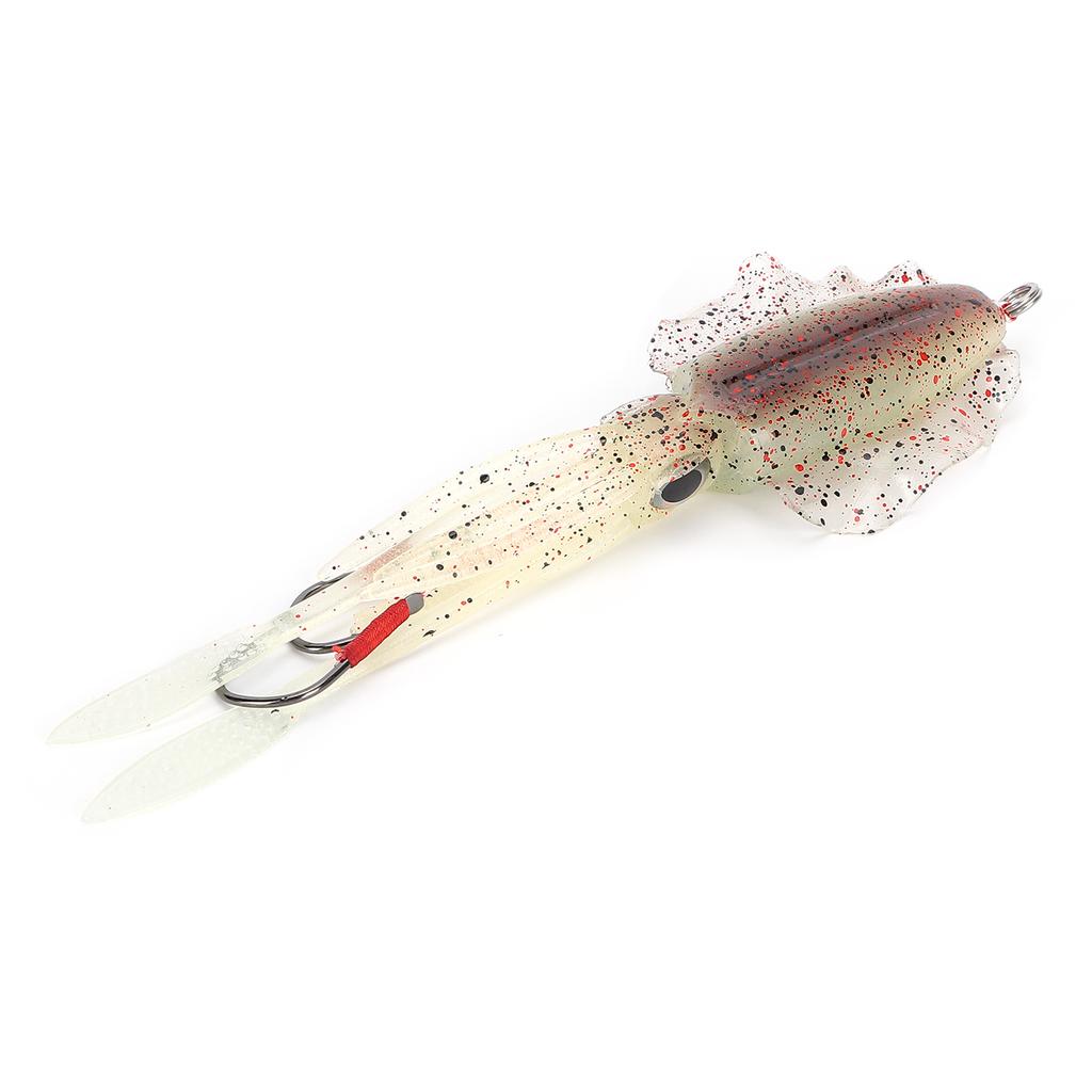Fishing Squid Lure Octopus UV Luminous Squid Jigs with Hook Fishing Wobbler Bait Soft Lure