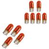 50pcs Side Indicator Capless Lamp Amber Orange LED Car Light Bulbs 501 T10 W5W