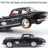 1:32 Scale 300SL GT63 V8 Sports Car Model Toy Metal Die-cast Sound Light Pull Back Vehicles Models Boys Hobby Ornaments Gifts