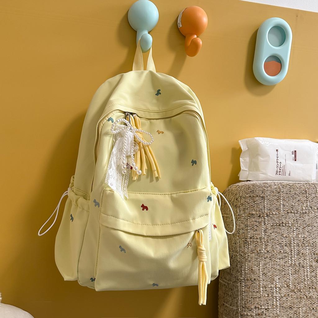 Schoolbag New High-value Small Fresh Cute Soft Girl Travel Backpack Japanese Ins Fashionable Sweet Primary School Backpack