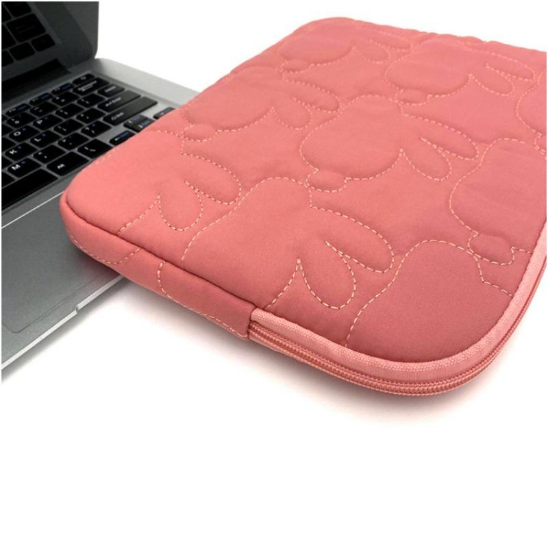 Embroidery Rabbit Pattern Cute Shockproof Laptop Sleeve Case Bag 11 13 Inch For Macbook For Samsung Laptop And Tablet Pouch