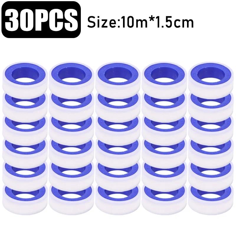 PTFE Tape Plumbers Waterproof Sealant Plumbing Tape for Shower Head Repairing Home Bathroom Water Pipe Stop Leaks Sealing Tool
