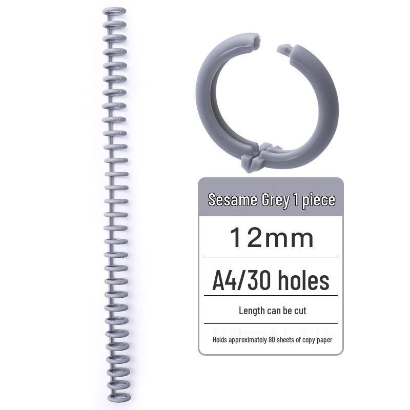 30-Loch A4 Kunststoff-Binderinge für Loseblatt