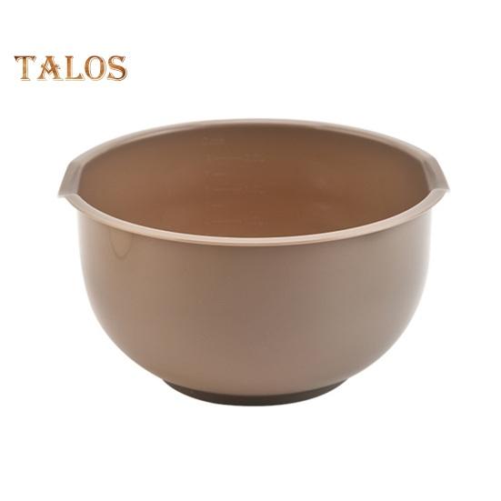 3Pcs Salad Bowl Smooth Surface Organization Non-slip Durable Multipurpose Mixing Bowl Salad Fruit Plate Kitchen Supply