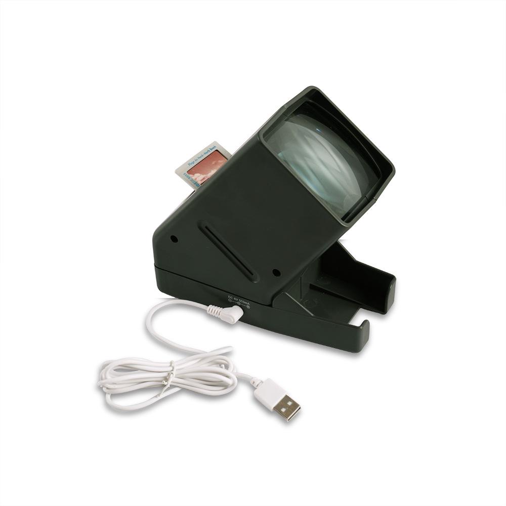 35MM Film Viewer with 3X Magnification & Light Box for Portable Negative Viewing