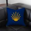 1pc Yellow Camino De Santiago Scallop Pillow Case Square Bedroom Sofa Leisure Comfort Cushion Car Living Room Home Decoration