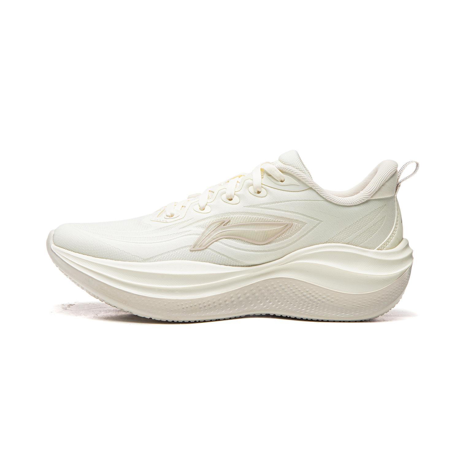 

LiNing Lingbo 2 Thick Sole Height Increasing Soft Rebound Running Shoes Women Sneakers Off-White ARSW042-5 40