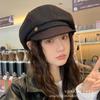 Women S Vintage British Style Large Size Denim Newsboy Duckbill Cap