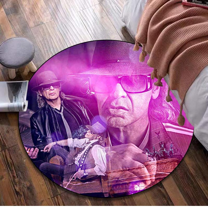 Udo Lindenberg Rond Vloerkleed - Decoratief Kantoorkleed Voor Woonkamer Slaapkamer Deurmat Vloerkleed Computerstoel Gebiedskleed