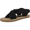Spring and Summer New Muffin Bottom Cloth Cover Foot Casual Women's Sandals