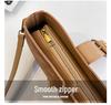 Retro Handbag: Niche Design Frosted Shoulder/Crossbody Bag