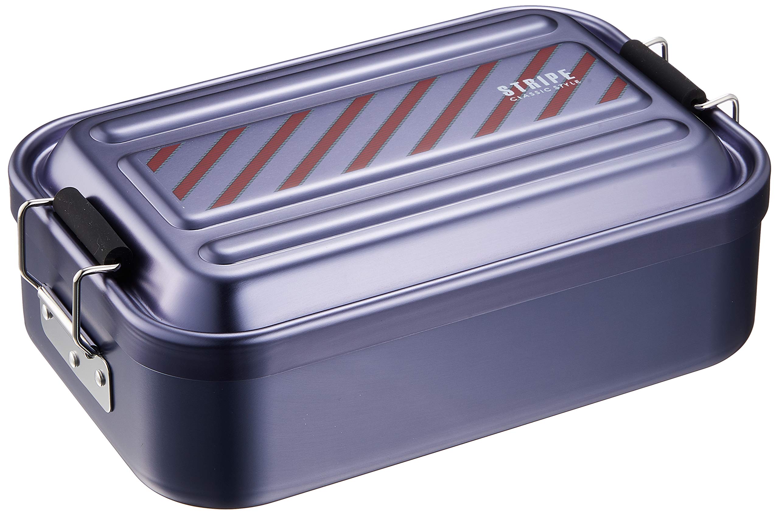 

Skater AFT8A Fluffy Aluminum Bento Box Large Capacity Striped 850ml
