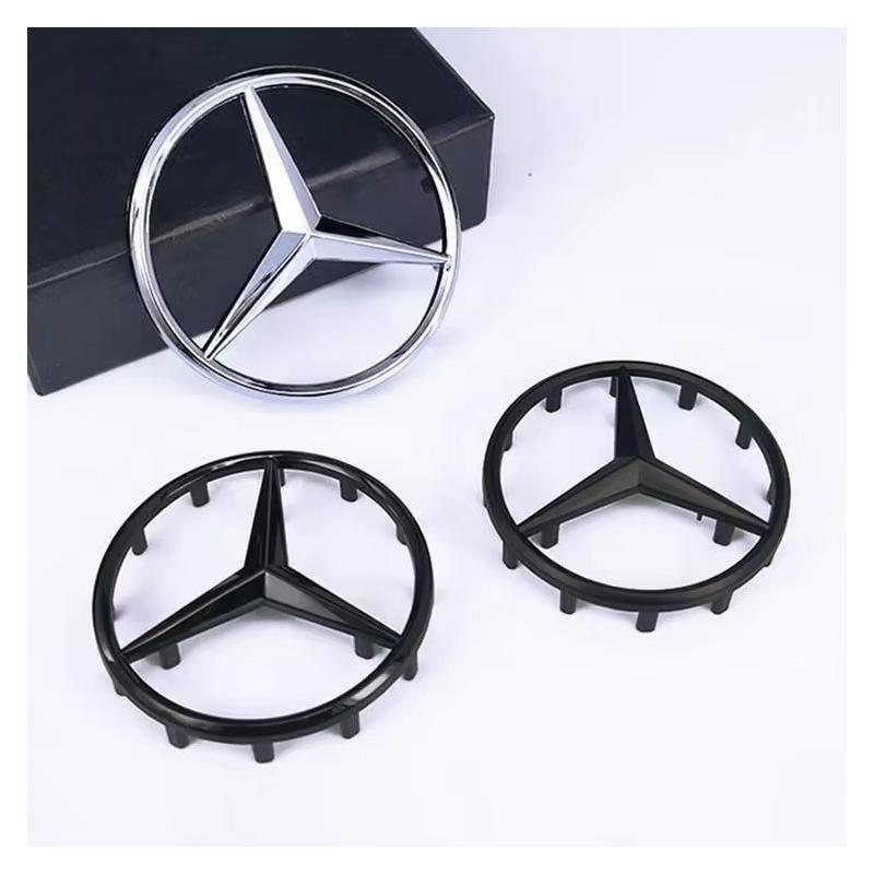 SUG2 Top Quality 52mm 57mm Steering Wheel Center Badge Star Logo Car Emblem with 18 Pins for Mercedes Benz C CLA CLS GLC GLE GLS E