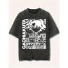 2026 Dark Fantasy Wasteland Anime Gachiakuta Graphic Print T-shirt Oversized Retro Washed Cotton Tee Men Women Harajuku Fashion Tops
