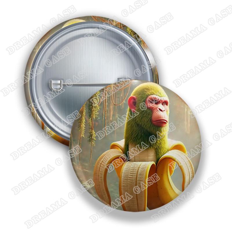 

Горячие итальянские значки Brainrot Ai Animals Meme для аксессуаров Tralalero Tralala Tung Sahur Button Brooch Pins Fans Friends Gifts