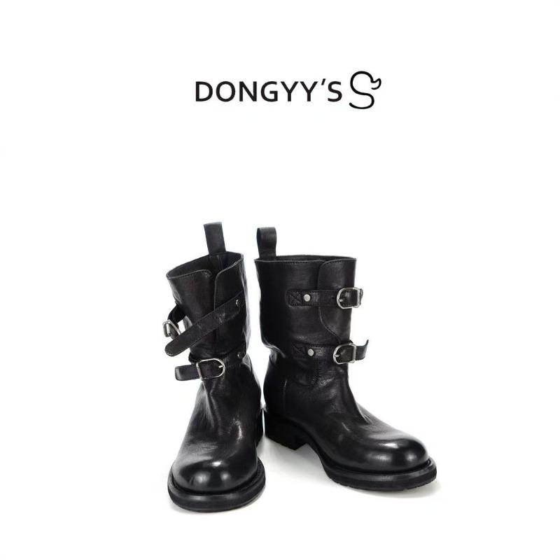 

Версия из овчины~ ретро универсальные двубортные короткие ботинки женские осенние новые рукава круглая голова толстый каблук толстая подошва рыцарские ботинки 40 чёрный