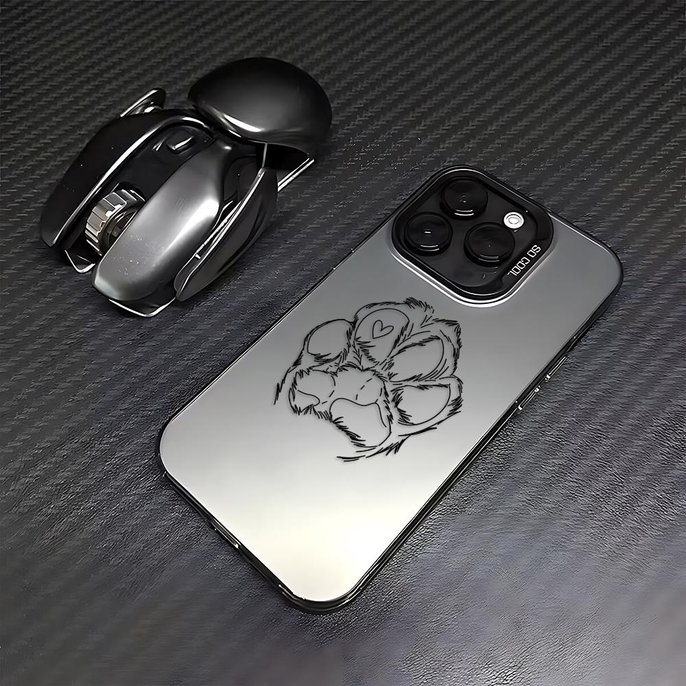 Cute Dog Paw Prin Phone Case For Xiaomi Redmi 15 14C 13C 12C 13 12 10 A1 A2 A3 A5 9T 9A K60 K40 4G 5G Anti Fall Matte Back Cover