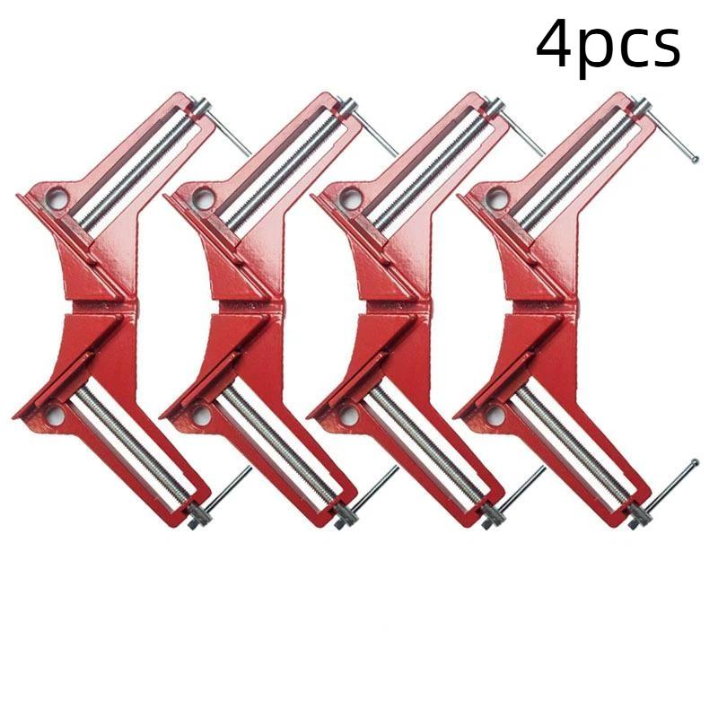4Pcs Right Angle Clamp 90 Degrees Corner Clamp Picture Frame Holder Glass Holder Diy Woodworking Hand Tools