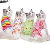 1Pcs Breathable Dog Cats Jumpsuit Pet Supplies New Cartoon Cat Sterilisation Clothes Print Anti-scratch Pet Surgery Suit