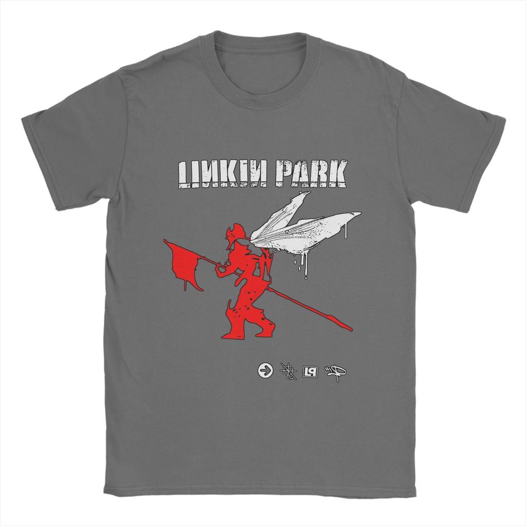 Men L-Linkin P-Park T Shirts Band  Cotton Clothing Cool Short Sleeve Crew Neck Tee Shirt 4XL 5XL 6XL T-Shirts