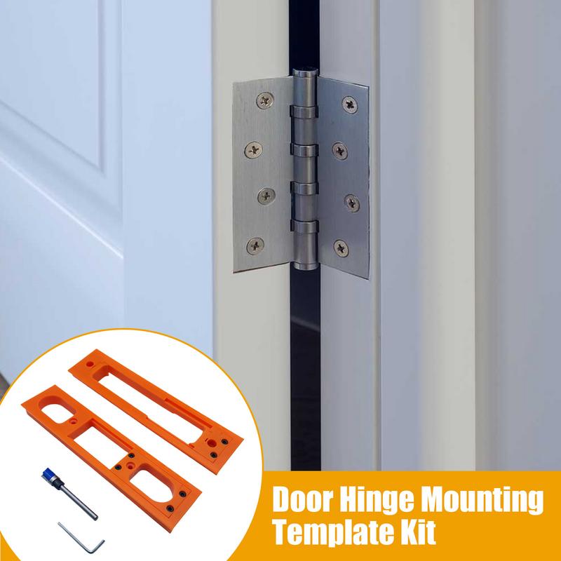 

Door Hinge Router Jig Clamping Door Hinge Jig Lightweight Anti-Slip Mounting Set For Beginner Garage Repair Woodworking China Mainland