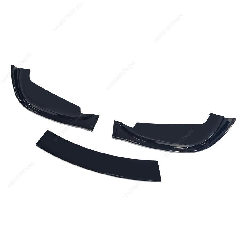 Car Front Bumper Lip Spoiler Splitter Diffuser Canards For BMW E46 M3 Coupe/Cabrio 2001-2006 ABS Gloss Black Bodykits Tuning