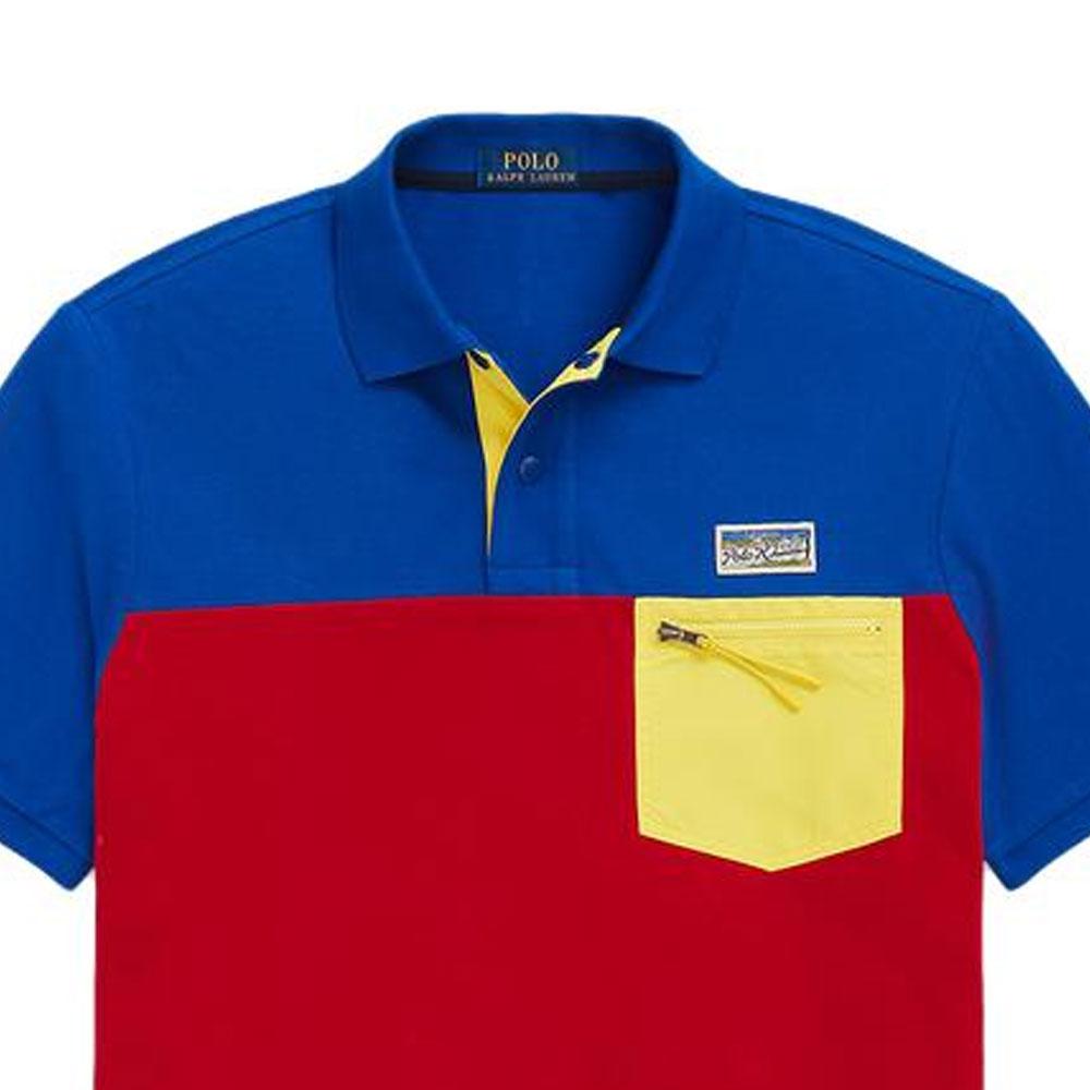 Polo Ralph Lauren SS23 Color Block Casual Short Sleeve Polo Shirt Men polo shirts Multicolor MNPOKNI1N822198-600