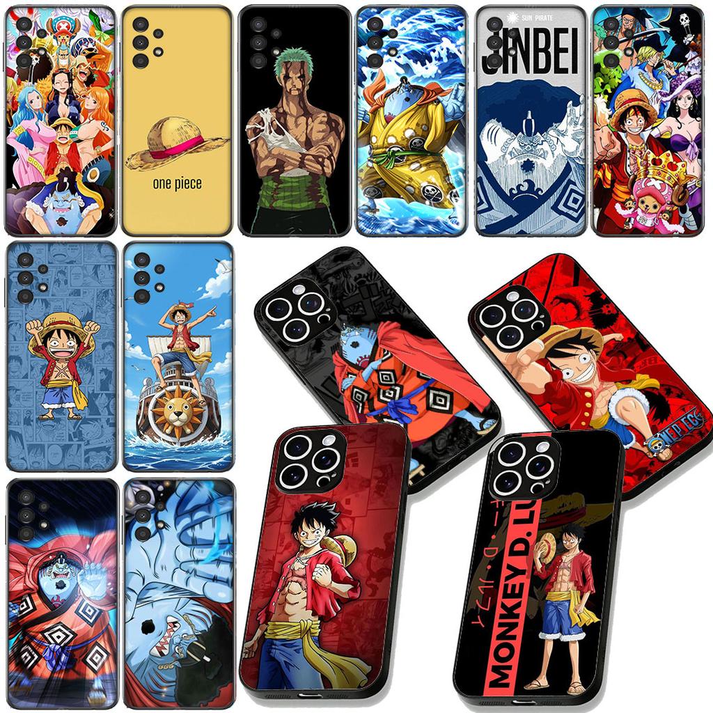Jinbe Luffy Roronoa Zoro ONE PIECES Phone Case for Motorola Moto G86 G14 G35 G34 G45 G55 G67 G75 G85 G24 G15 G54 G57 Power Cover