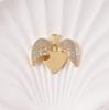 New Luxury Electroplated Openable Heart Pendant Clavicle Chain for Women