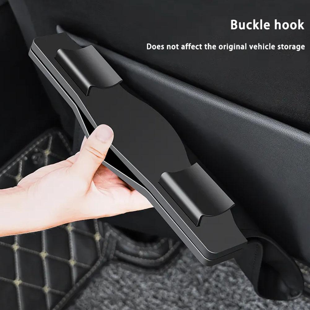 Car Garbage Bag With LED Waterproof Magnetic Adsorption Storage Bag Seat Hanging Trash Can Leather Storage Pocket Leak-proof