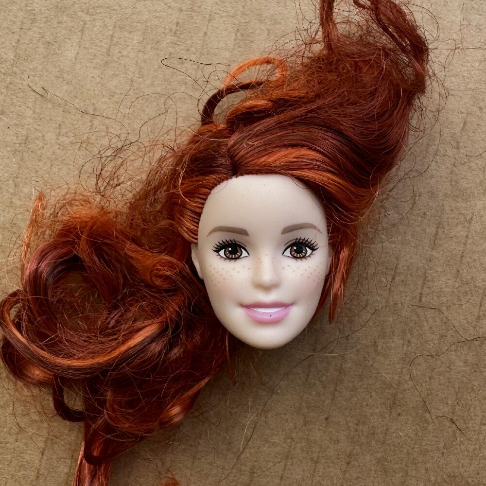 1/6 Doll Heads Rare Face White Beige Brown Skin Tone