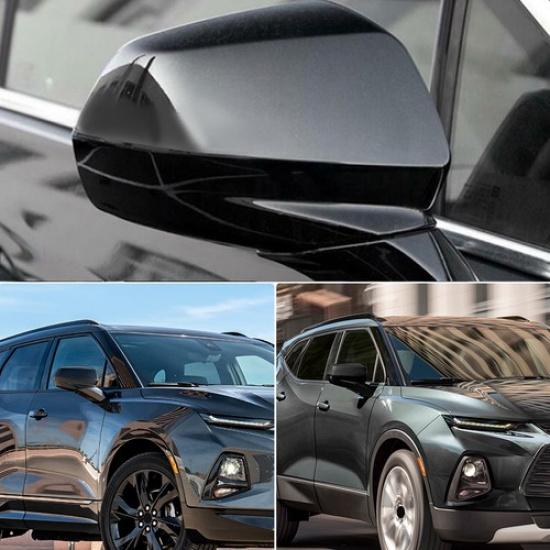 Right Side Mirror Cover Cap No Light Hole Replacement For Chevy Blazer 2019-2025