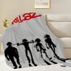 Singer Rock G-Gorillaz Blanket Flannel warm comfort soft plush blanket For Picnic Beds Sofas Homes And Bedrooms