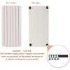 White Rectangle Diatomite Coasters Set Absorbent Stone Mats for Soap Dishes Plants Toiletries Modern Home Decor Fast Drying