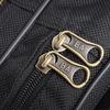 Fishing Rod Case Foldable 1.5m Canvas and Metal Fishing Rod Bag for Outdoor Fishing Tackle Black