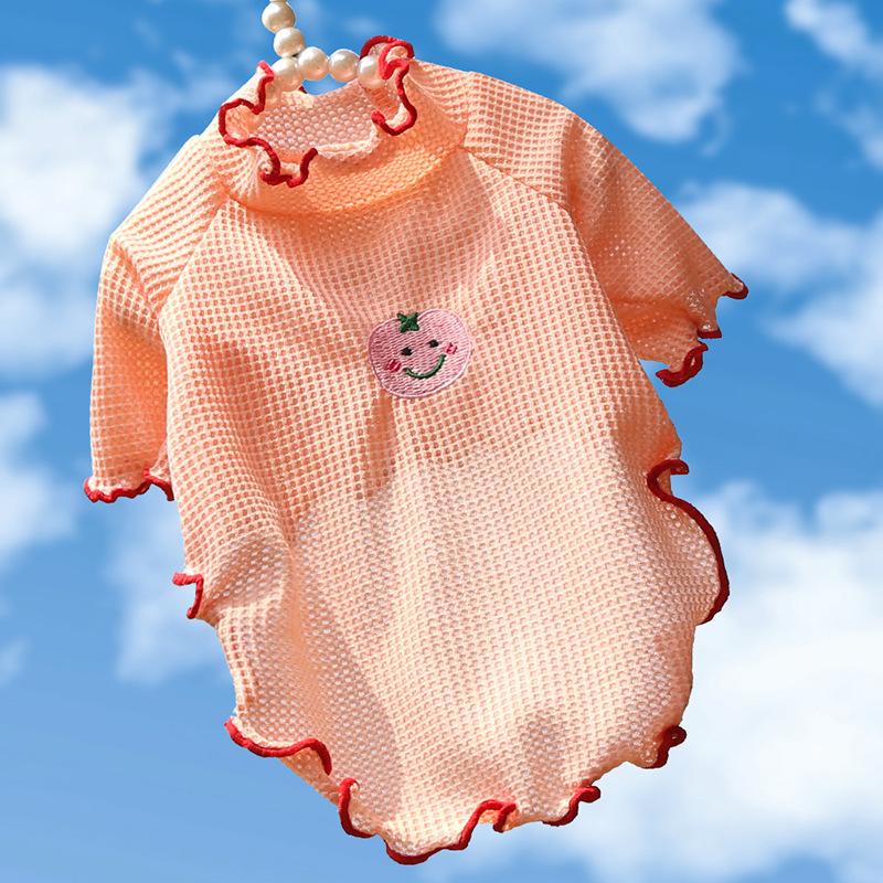 Spring/Summer Dog Cat Pet Clothes Bottom Shirt Autumn Bipod Teddy Than Panda Homewear Dog Supplies Clothing