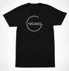 Refused Circle Logo Black T-Shirt Minimal Hardcore Punk Band Graphic Tee