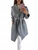 Moderner Wollmantel S M L XL Wolliger Farbe