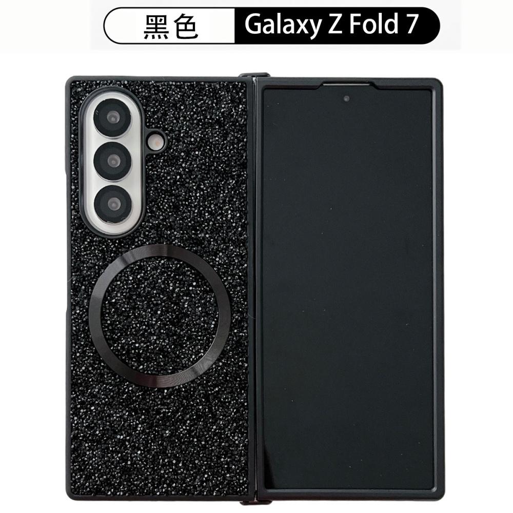 For Samsung Z Fold 7 Dazzle Gradient Diamond For Magsafe Wireless Charging Phone Case For Samsung Z Fold 6 5 4 3 Anti Drop Cover